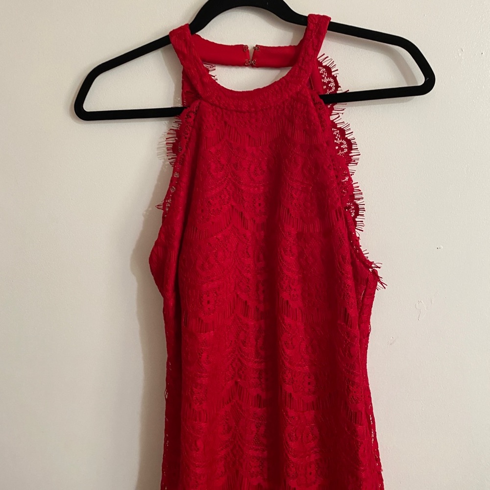 Red Lace Dress